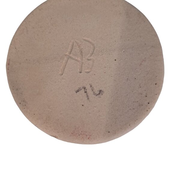 Vintage Saguaro Stoneware Studio Art Pottery Vase And Bowl Native American AZ - Picture 7 of 10